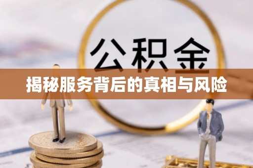 枋寮揭秘服务背后的真相与风险