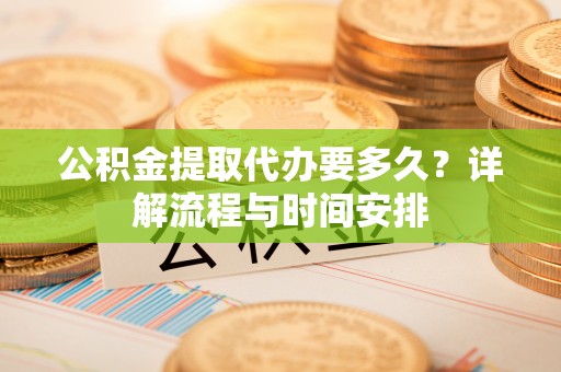 枋寮公积金提取代办要多久？详解流程与时间安排