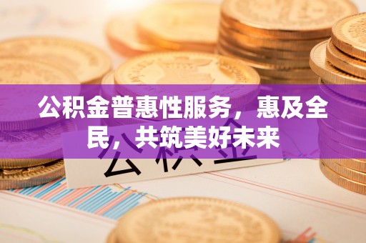 枋寮公积金普惠性服务，惠及全民，共筑美好未来